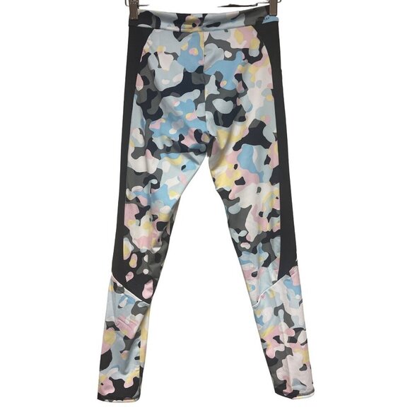 NEW! Adidas Aeroready Pull On Leggings Pink Blue Black Girl's Size XL - Picture 3 of 10